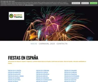 Nuestrasfiestas.com(FIESTAS de España) Screenshot