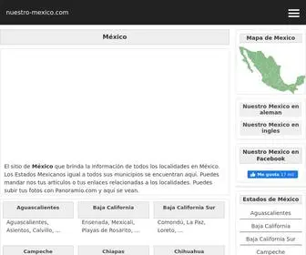 Nuestro-Mexico.com(Nuestro Mexico) Screenshot
