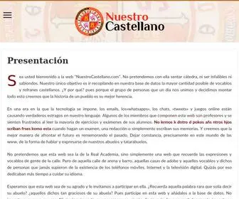 Nuestrocastellano.com(Presentación) Screenshot