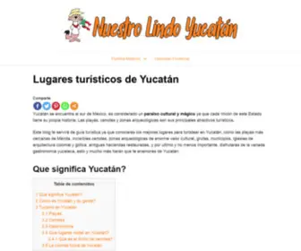 Nuestrolindoyucatan.com(▷) Screenshot