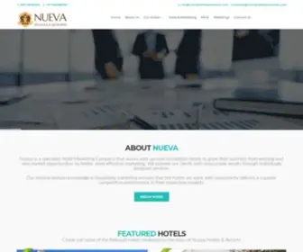 Nuevahotelsandresorts.com(Hotel Marketing Company in Ahmedabad) Screenshot