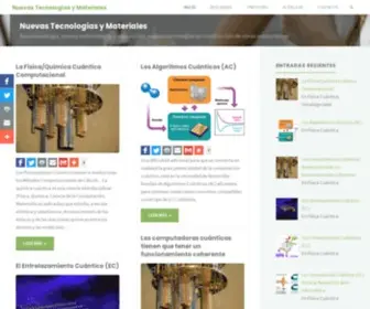 Nuevastecnologiasymateriales.com(Nuevas Tecnologías y Materiales) Screenshot