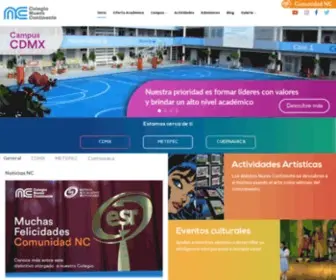 Nuevocontinente.edu.mx(Colegio Nuevo Continente) Screenshot