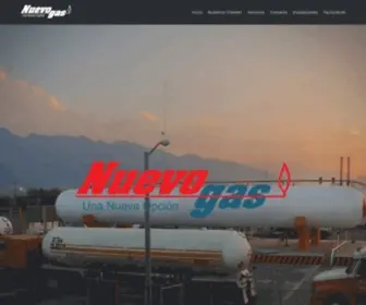 Nuevogas.com.mx(Nuevo Gas) Screenshot