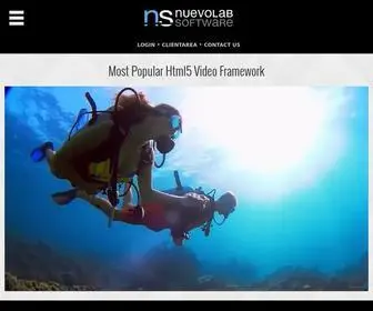 Nuevolab.com(Videojs plugins and skins) Screenshot