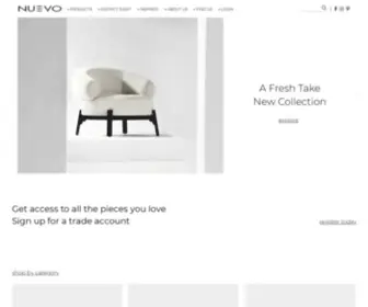 Nuevoliving.com(NUEVO) Screenshot