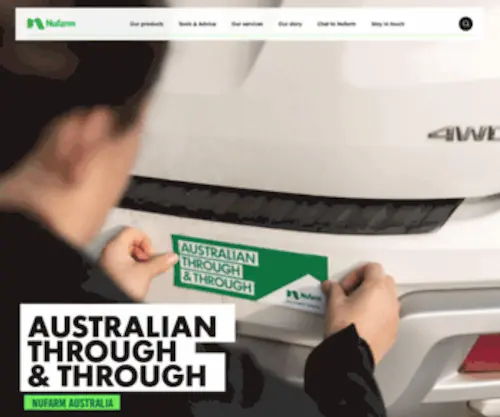 Nufarm.com.au(Nufarm Australia) Screenshot