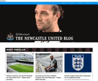Nufcblog.com(The Newcastle United Blog) Screenshot