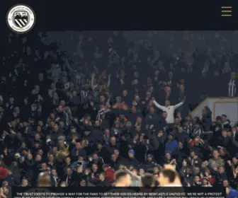 Nufctrust.co.uk(Newcastle United Supporters Trust) Screenshot