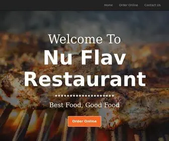 Nuflavtogo.com(Nu Flav Restaurant) Screenshot