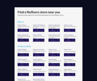 Nufloors.ca(Hardwood Flooring) Screenshot