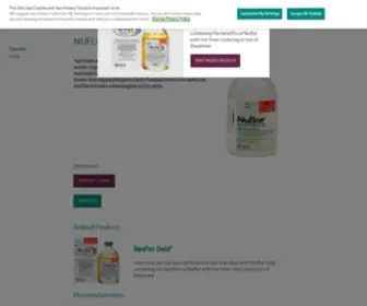 Nuflor.com(Information on bovine respiratory disease and the role of Nuflor (florfenicol) in treating the three major bacterial causes) Screenshot