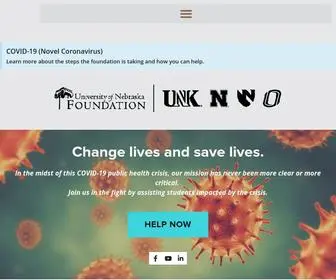 Nufoundation.org(University of Nebraska Foundation) Screenshot