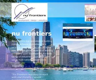 Nufrontiers.com(Nu frontiers enterprises) Screenshot