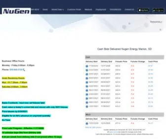 Nugenmarion.com(NuGen Energy) Screenshot