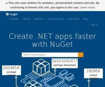 Nuget.org(The nuget gallery) Screenshot