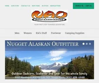 Nuggetoutfitter.com(Nugget Alaskan Outfitter) Screenshot