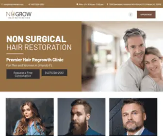 Nugrowhair.com(Non-surgical hair replacement) Screenshot