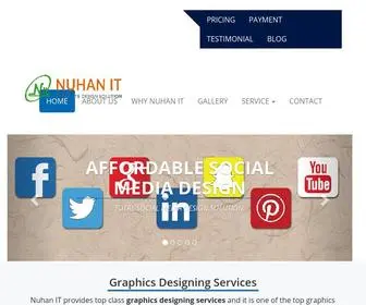 Nuhanit.com(Graphics designing services) Screenshot