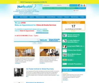 Nuhealth.net(Nassau University Medical Center) Screenshot