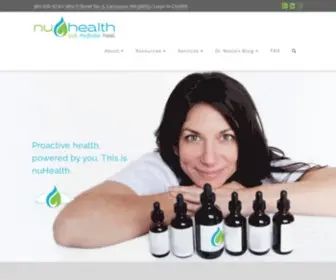 Nuhealthclinic.com(NuHealth Integrative Medical Clinic) Screenshot