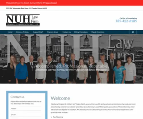 Nuhlaw.com(Topeka Tax Planning Attorneys) Screenshot
