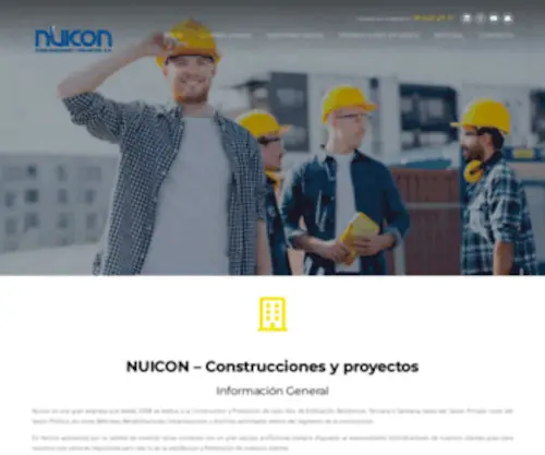 Nuicon.es(Nuicon Construcciones y Proyectos) Screenshot