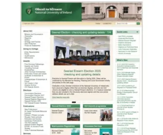 Nui.ie(The National University of Ireland (NUI)) Screenshot