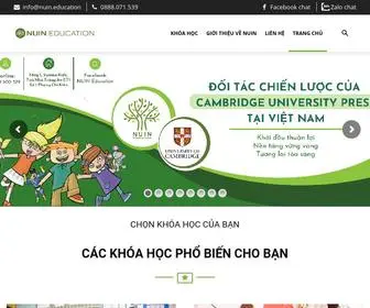 Nuin.education(Trang chủ) Screenshot