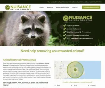 Nuisanceanimalremoval.biz(Wildlife Animal Removal Specialists) Screenshot