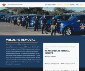 Nuisancewildliferangers.com(Wildlife Removal Company) Screenshot