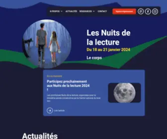 Nuitsdelalecture.fr Screenshot