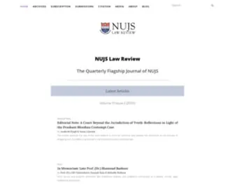 Nujslawreview.org(Nujslawreview) Screenshot