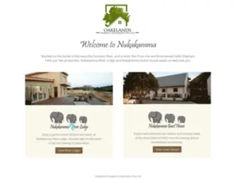Nukakamma.com(Nukakamma Guest House & River Lodge) Screenshot