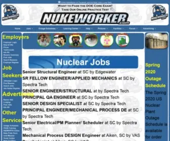 Nukeworker.com(Nuclear Jobs & Resumes) Screenshot