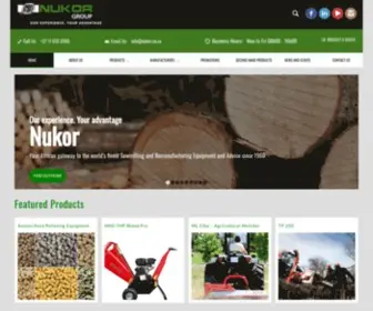 Nukor.co.za(Nukor Group) Screenshot