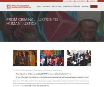 Nuleadership.org(From criminal justice to Human Justice; Center for NuLeadership on Urban Solutions) Screenshot