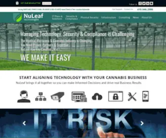 Nuleaftechnologies.com(Serving the Mid) Screenshot