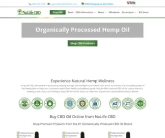 Nulifecbdoils.com(Buy CBD Oil Online) Screenshot