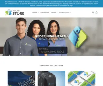 Nulifestore.com(NuLife Ventures Branded Merchandise) Screenshot