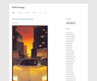 Null-Entropy.com(Null Entropy) Screenshot