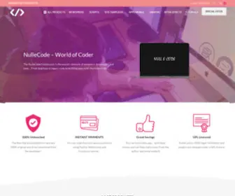 Nullecode.com(WordPress Premium Themes) Screenshot