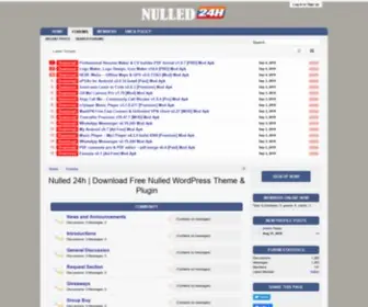 Nulled24H.com(Nulled 24H) Screenshot