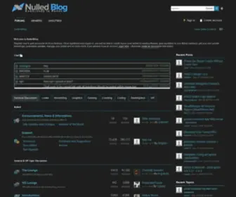 Nulledblog.com(Nulled Forums) Screenshot