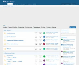 Nulledfrm.com(Nulled Forum) Screenshot