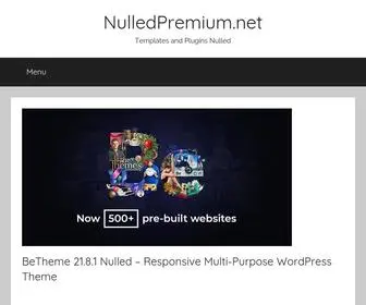 Nulledpremium.net(Templates and Plugins Nulled) Screenshot