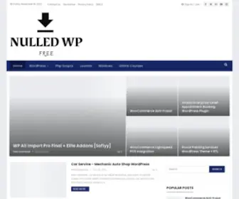 Nulledwpfree.xyz(Nulled WP Club) Screenshot