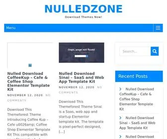 Nulledzone.monster(Download Themes Now) Screenshot