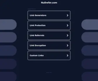 Nullrefer.com(Hide Refer) Screenshot