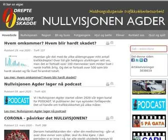 Nullvisjonen-Agder.no(Nullvisjonen Agder) Screenshot